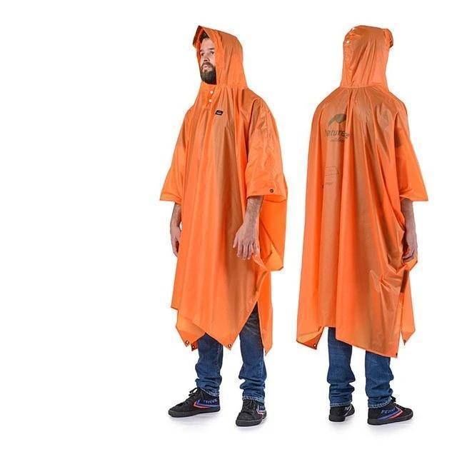 All-Season Waterproof Rain Poncho for Outdoor Use