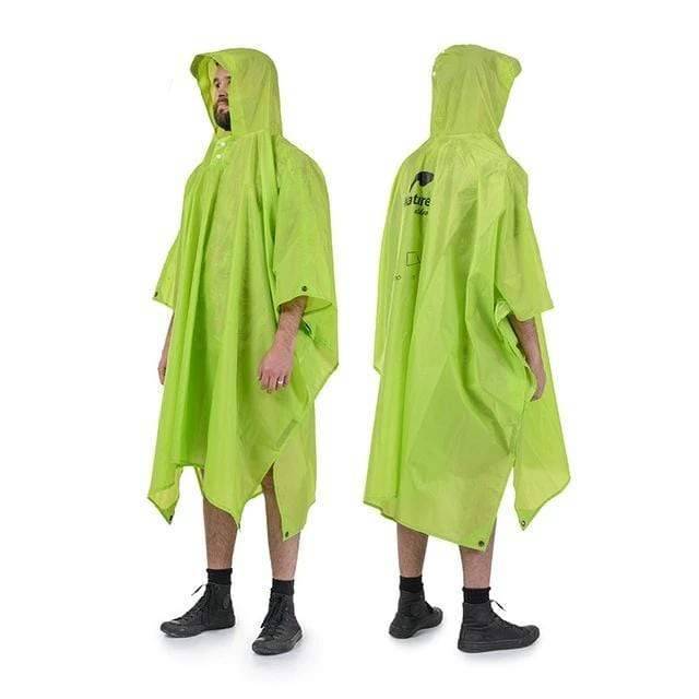 All-Season Waterproof Rain Poncho for Outdoor Use