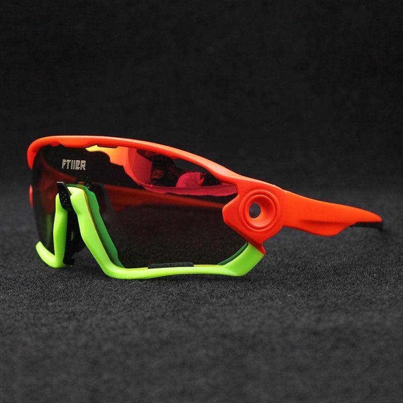 Outdoor Sports Sunglasses with UV400 Photochromic Lenses