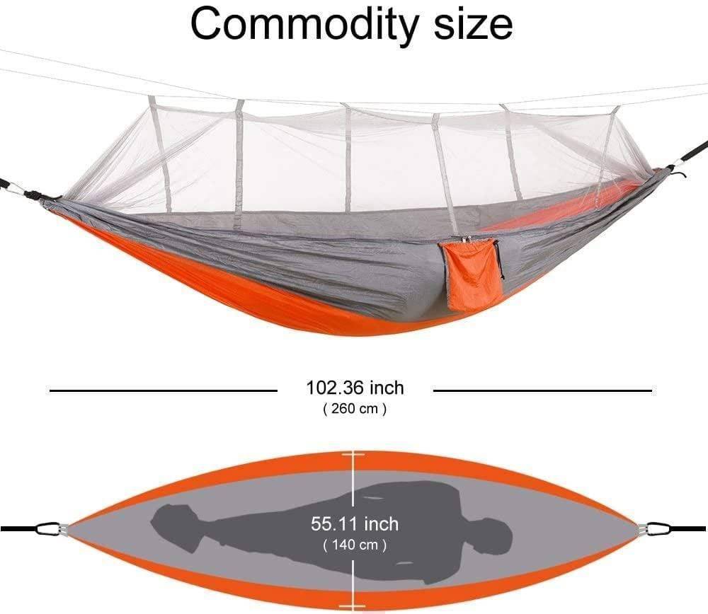 Camping Hammock with Mosquito Net for Outdoor Use – Portable Design