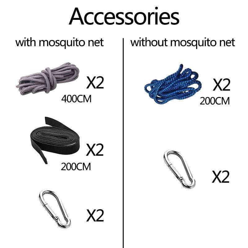 Camping Hammock with Mosquito Net for Outdoor Use – Portable Design