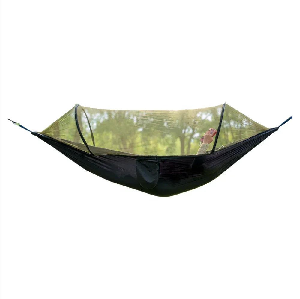 Hammock for Camping with Integrated Mosquito Netting – Portable Design
