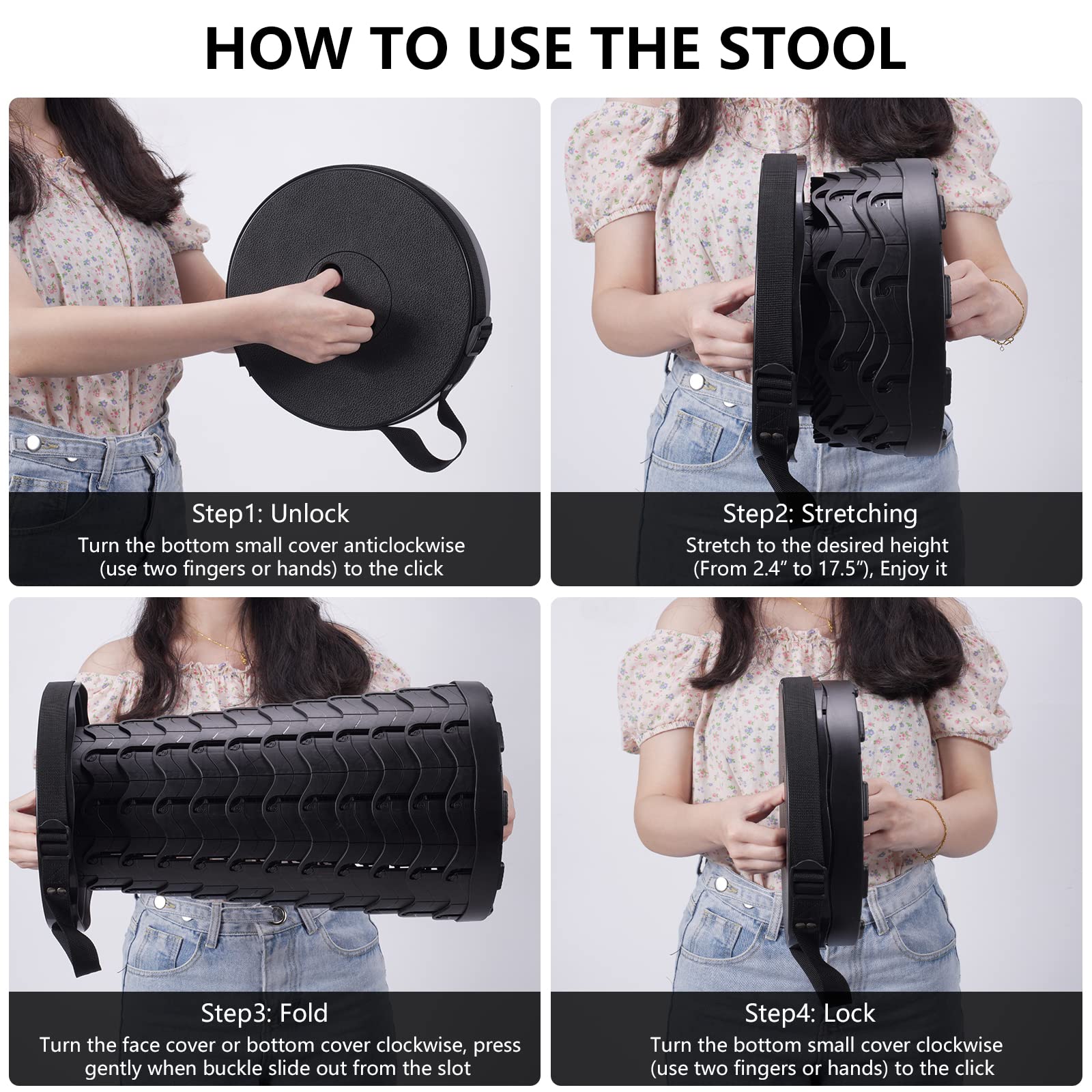Compact Folding Seat for Outdoor Use