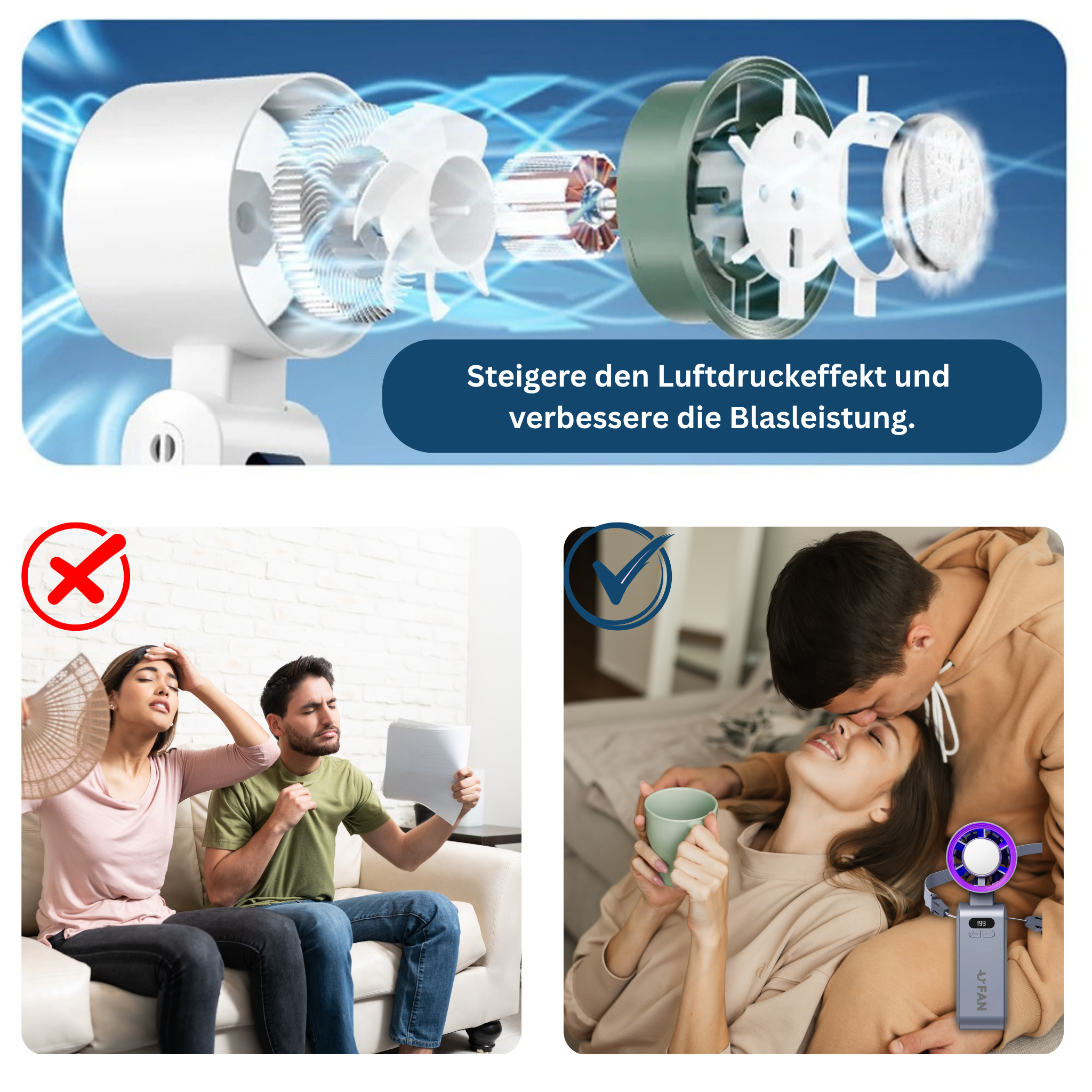 Compact Rechargeable Hand Fan