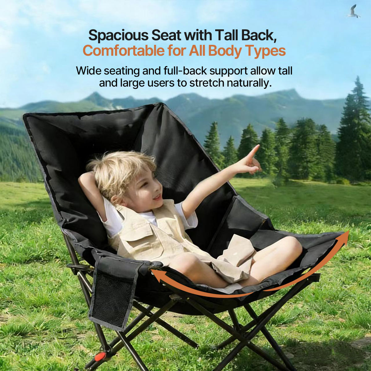 Portable Reclining Chair for Outdoor Use