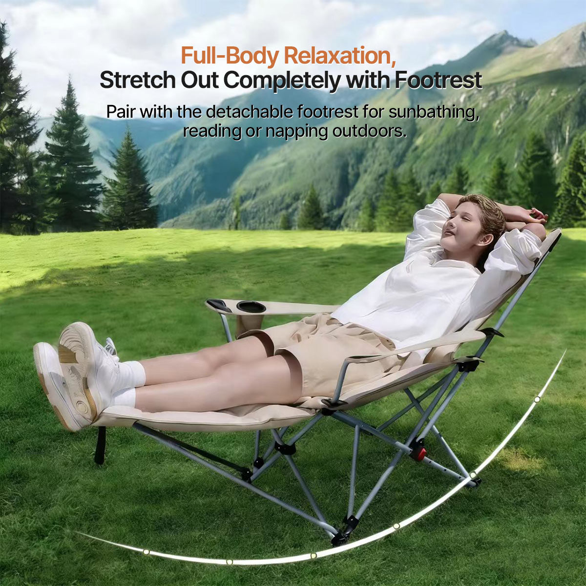 Portable Reclining Chair for Outdoor Use