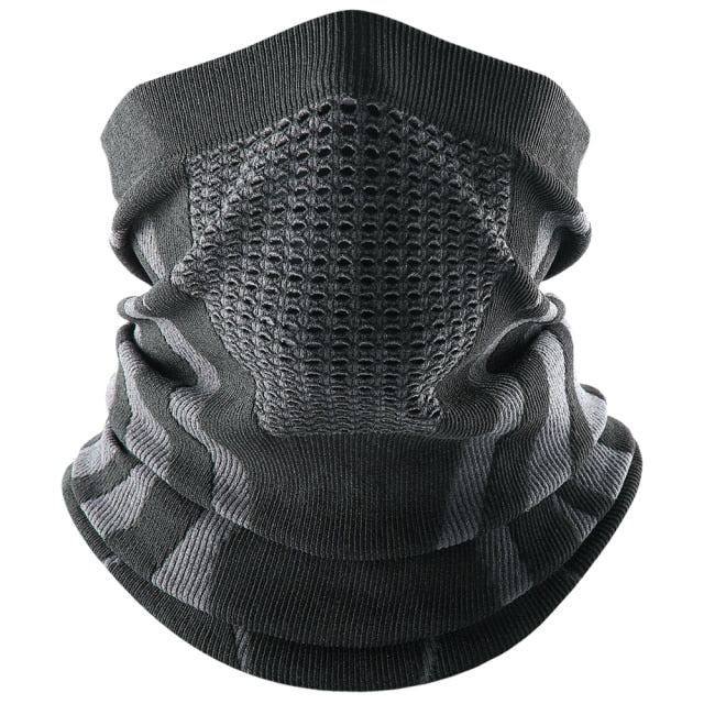 Warm and Versatile Neck Gaiter - Reversible Design