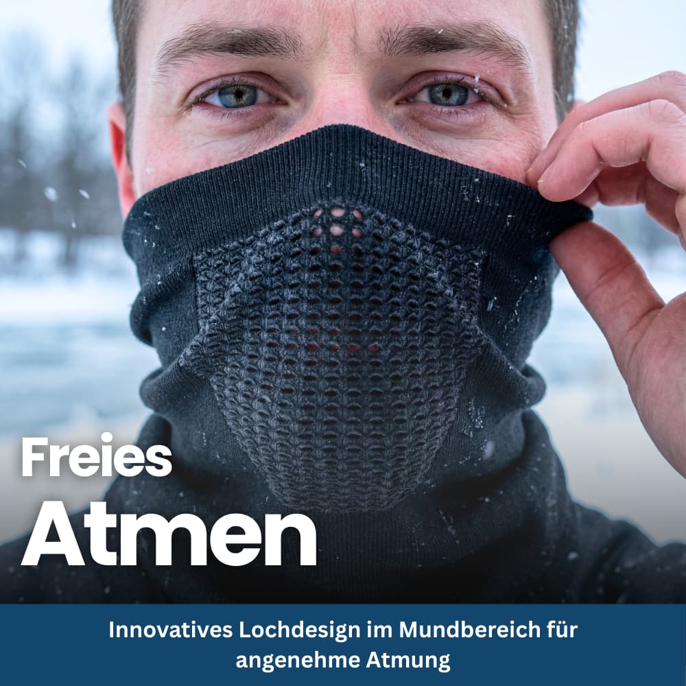 Warm and Versatile Neck Gaiter - Reversible Design