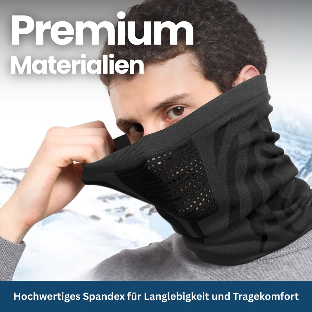 Warm and Versatile Neck Gaiter - Reversible Design