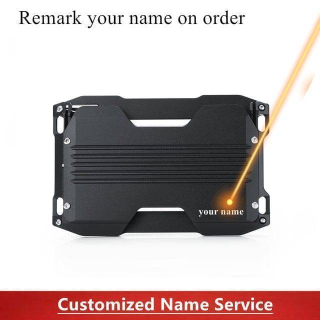 Slim Metal Wallet with RFID Protection for Cards