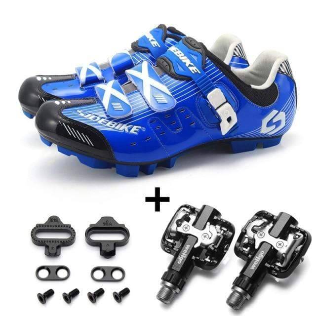 Self-Locking Cycling Shoes for Road Sports