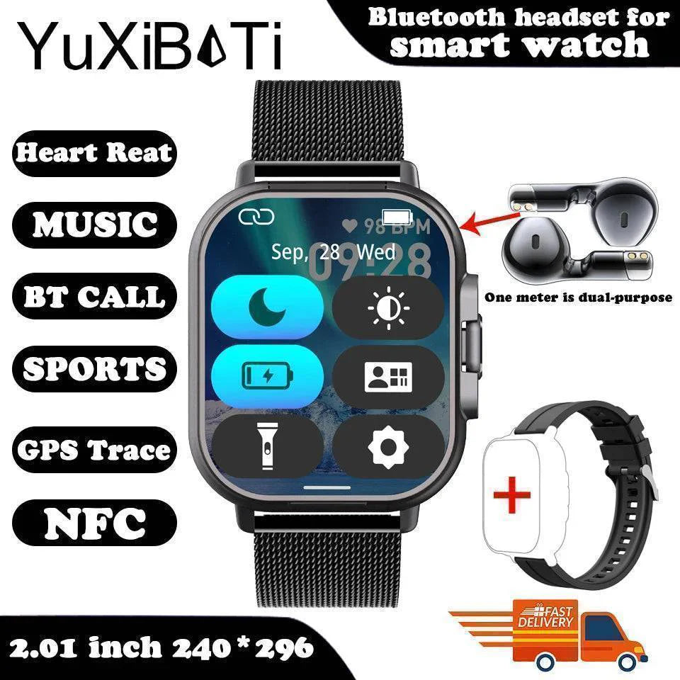 Wireless Earbuds Integrated into Smartwatch