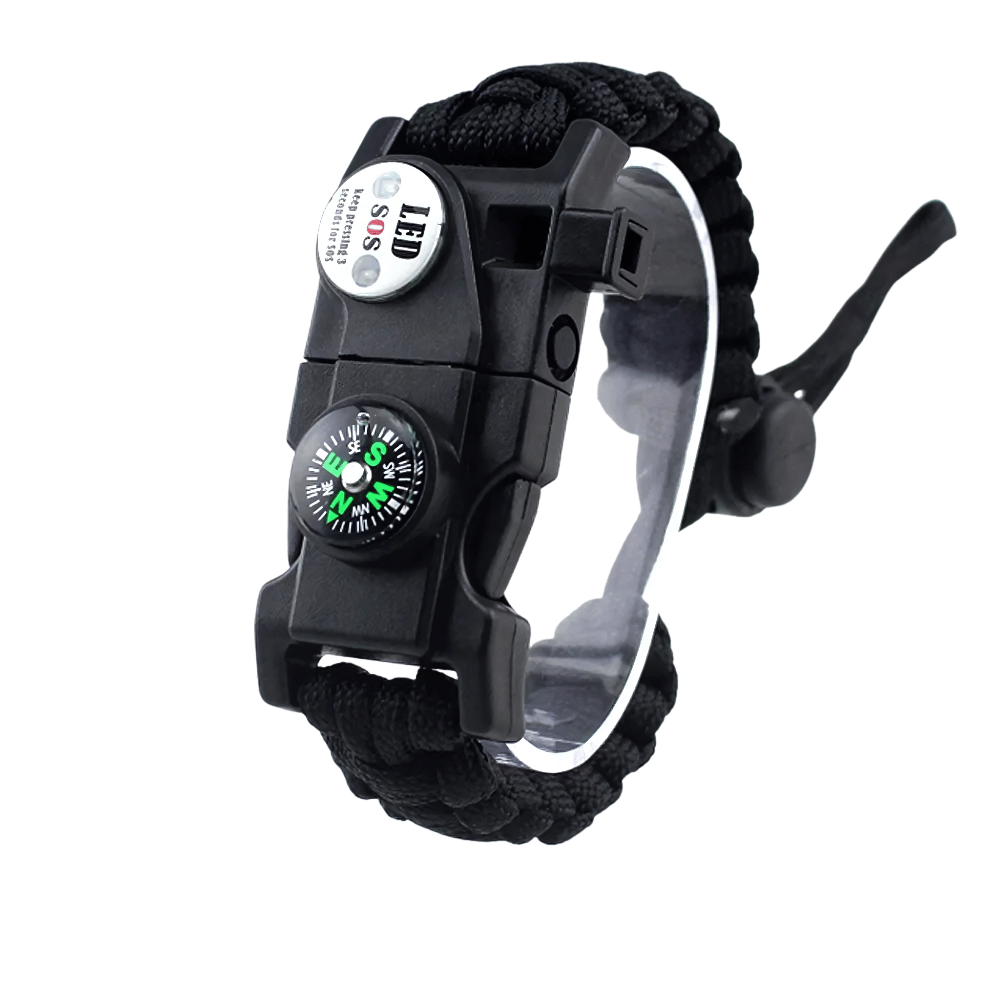 LED Compass Paracord Survival Bracelet
