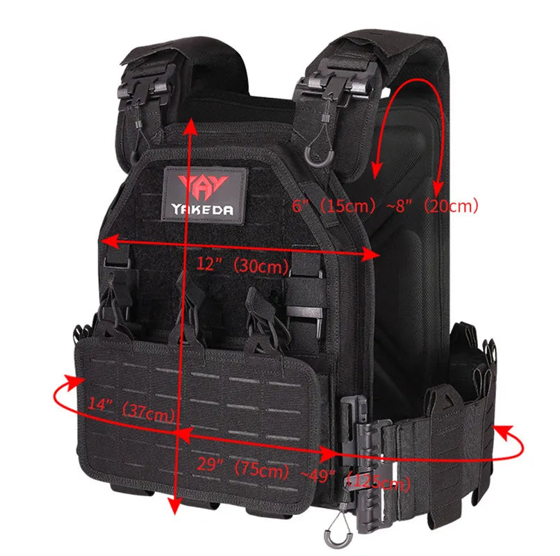 Adjustable Plate Carrier Tactical Combat Vest