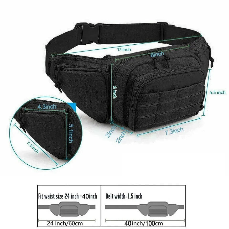 Waist Pack for Concealed Carry – Tactical Design