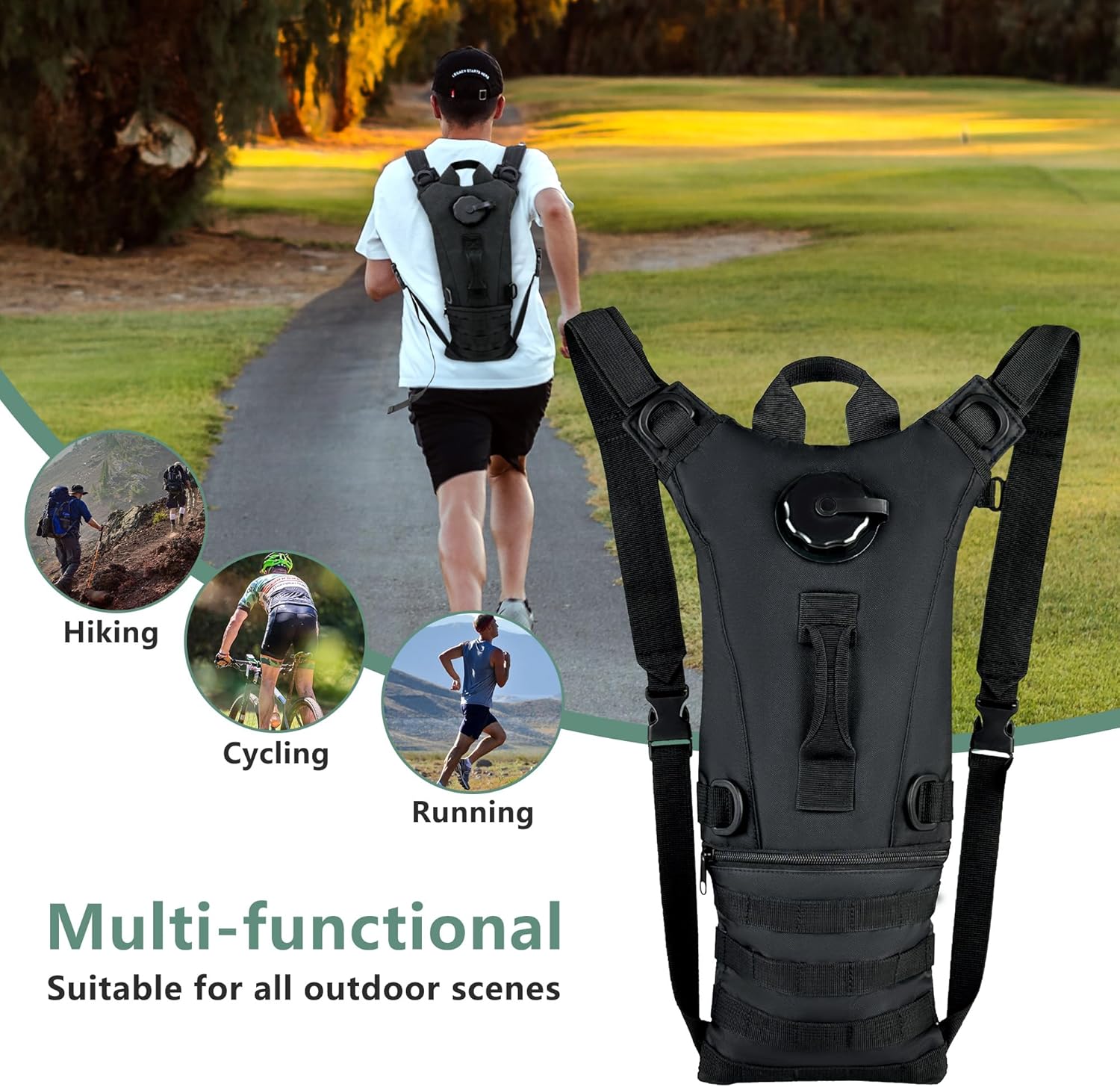 3L Bladder Tactical Water Reservoir Backpack