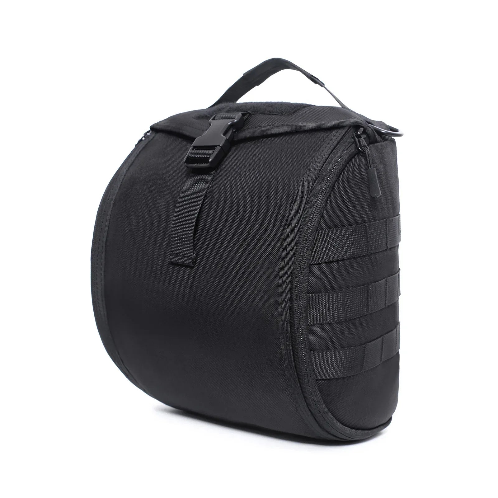 Military-Style Helmet Carrier with MOLLE System