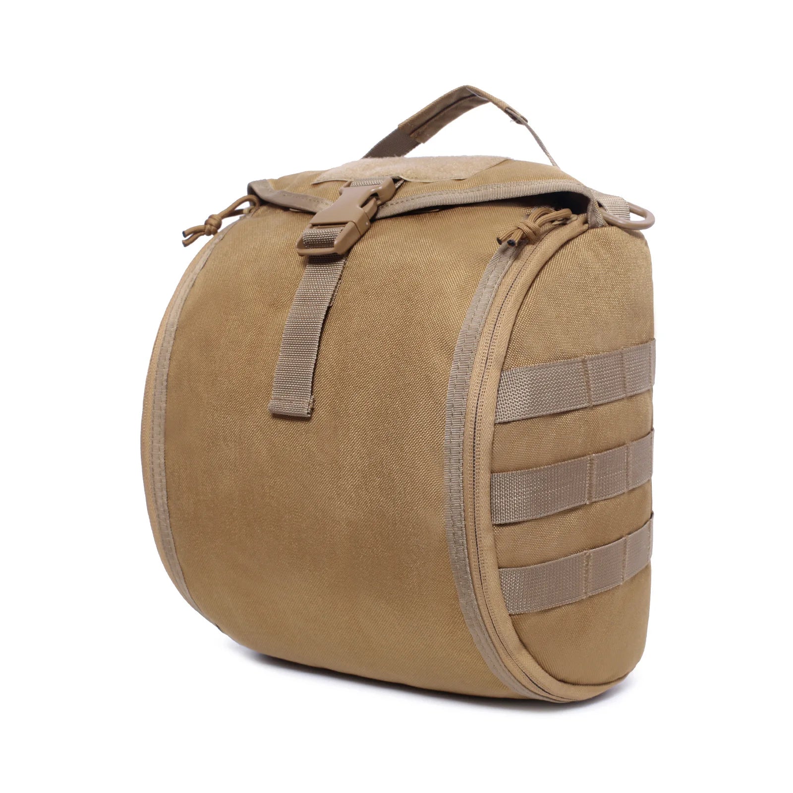 Military-Style Helmet Carrier with MOLLE System