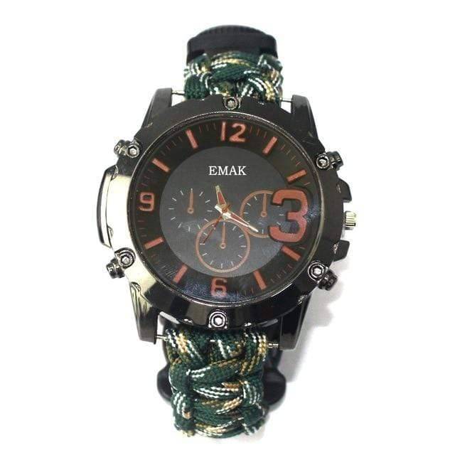 Survival Watch with Paracord – 10 Functions Tactical Gear