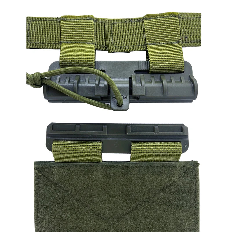 Quick Release Buckle System for Tactical MOLLE Gear