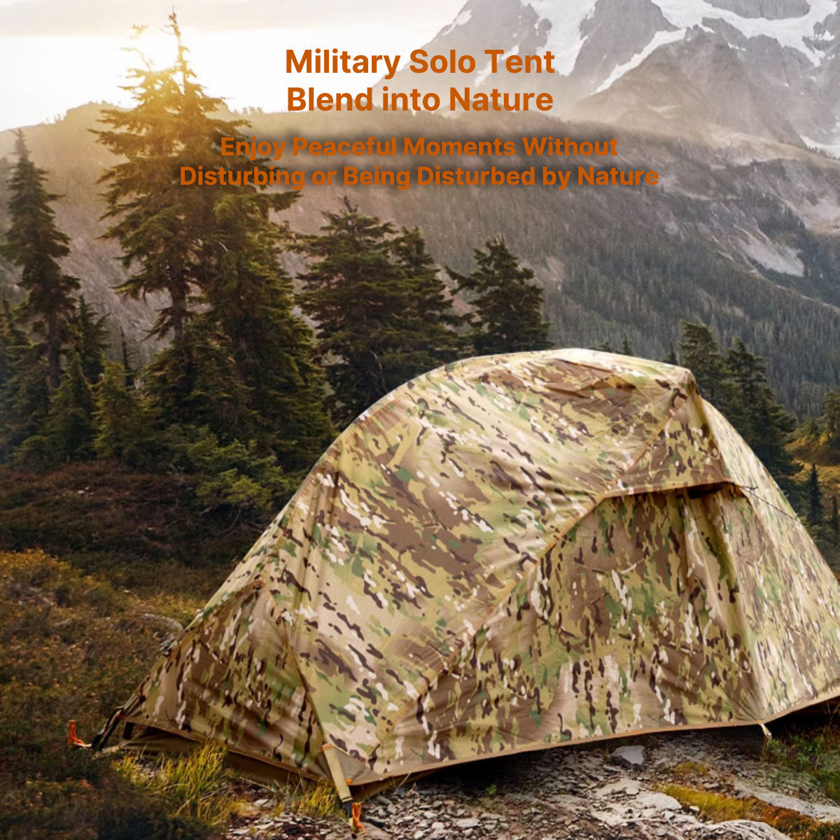 Waterproof Design 1-Person Camping Tent - Ultralight Shelter