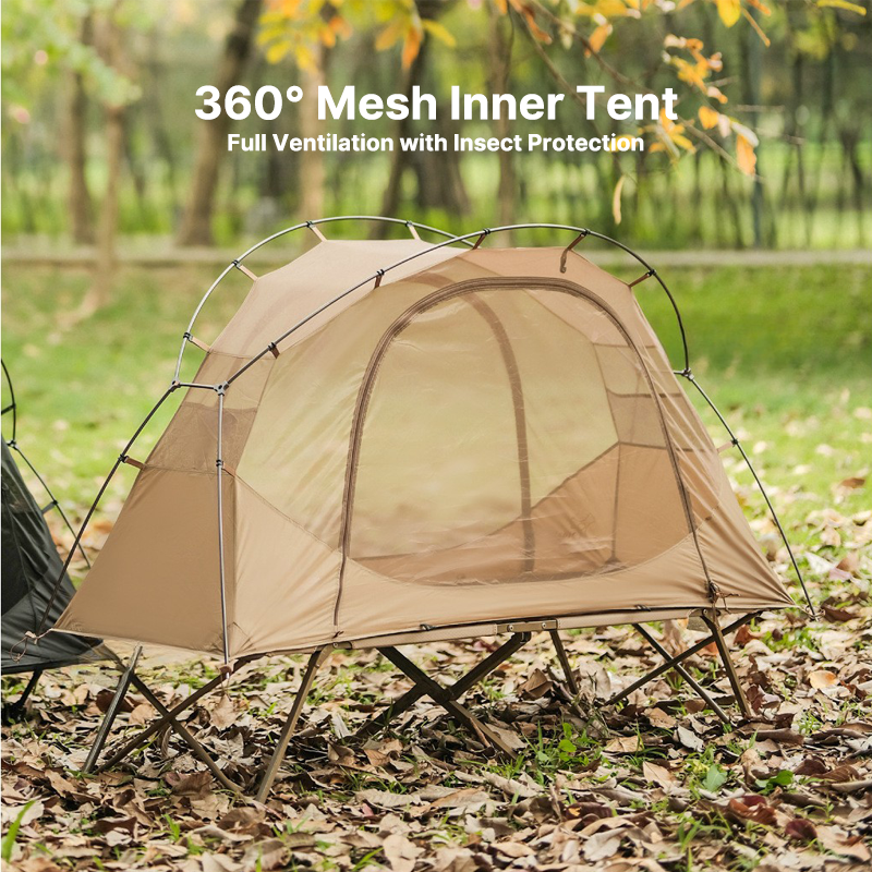 Solo Bivy Tent for Cot with Rain Cover