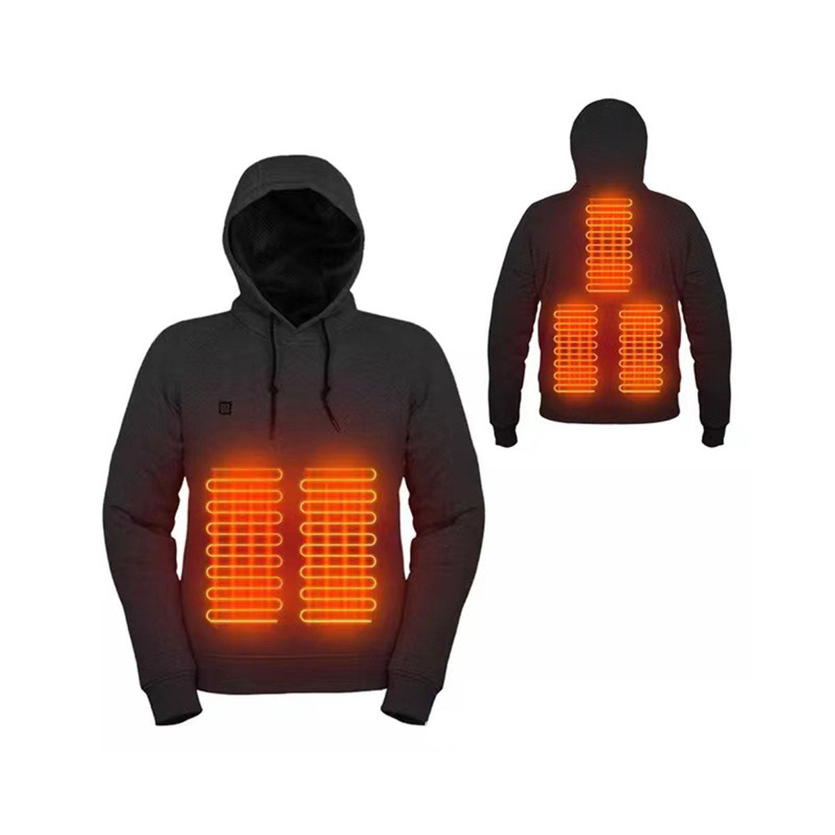 Winter Warmth Heated Hoodie with USB Connection