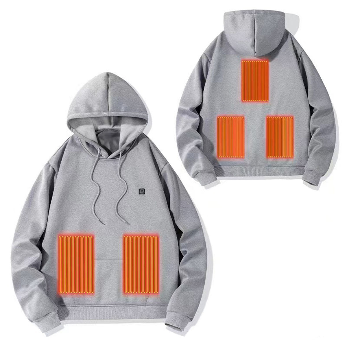 Winter Warmth Heated Hoodie with USB Connection