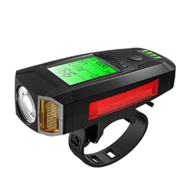Rechargeable Cycling Light with Horn – 3-in-1 USB Design