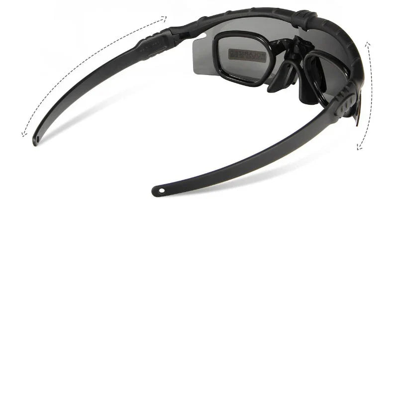 Tactical Goggles with UV Protection for Outdoor Activities