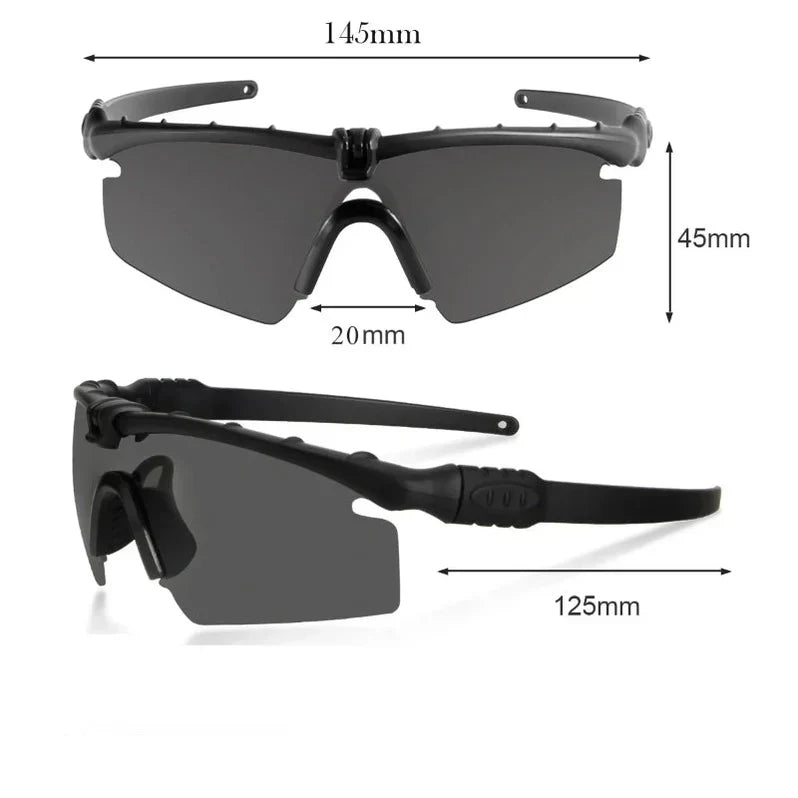 Tactical Goggles with UV Protection for Outdoor Activities