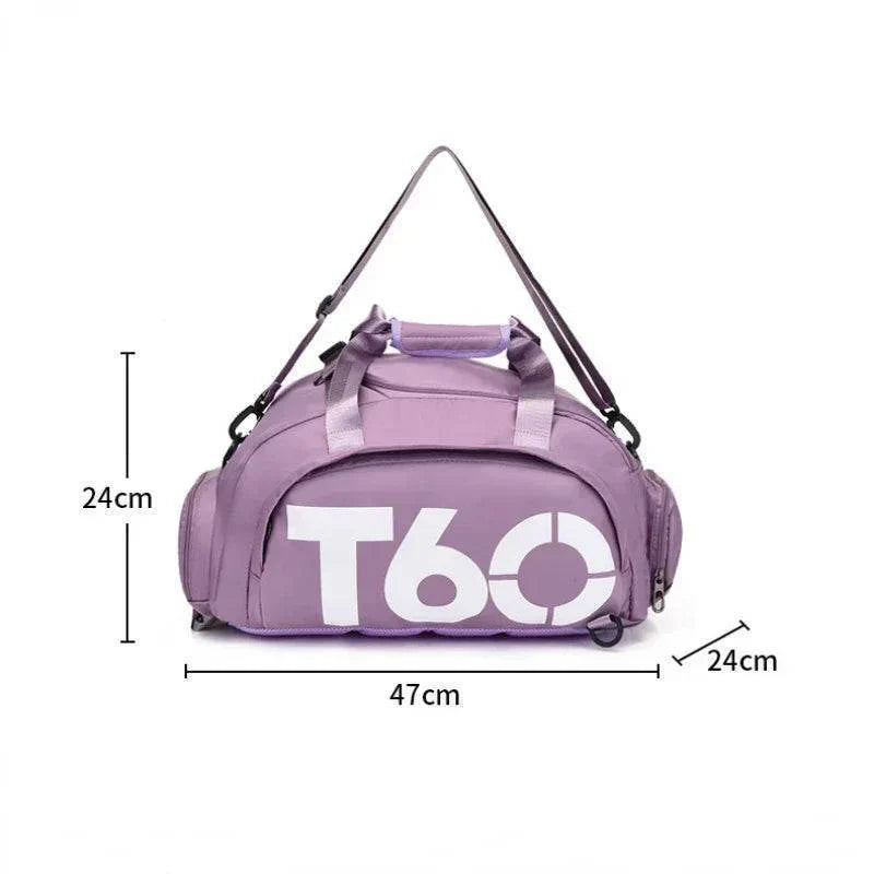 Travel Handbag and Gym Sports Bag - Waterproof and Versatile