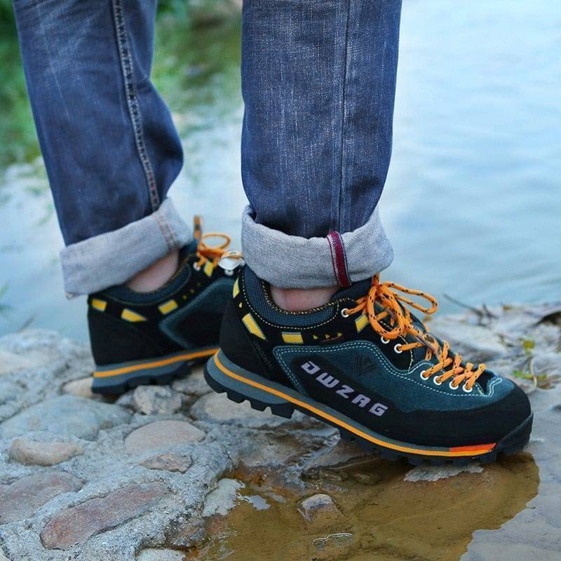 Outdoor Adventure Hiking Shoes with Waterproof and Anti-Slip Features