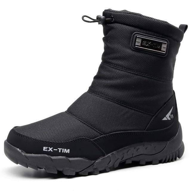 Winter Snow Boots with Waterproof Plush Lining