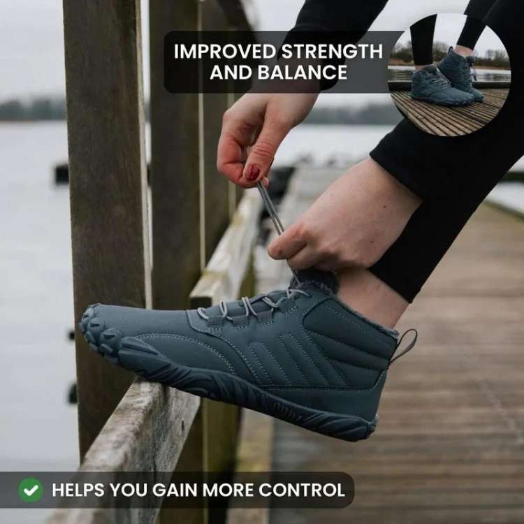Waterproof Non-Slip Shoes for Barefoot Wear in Winter