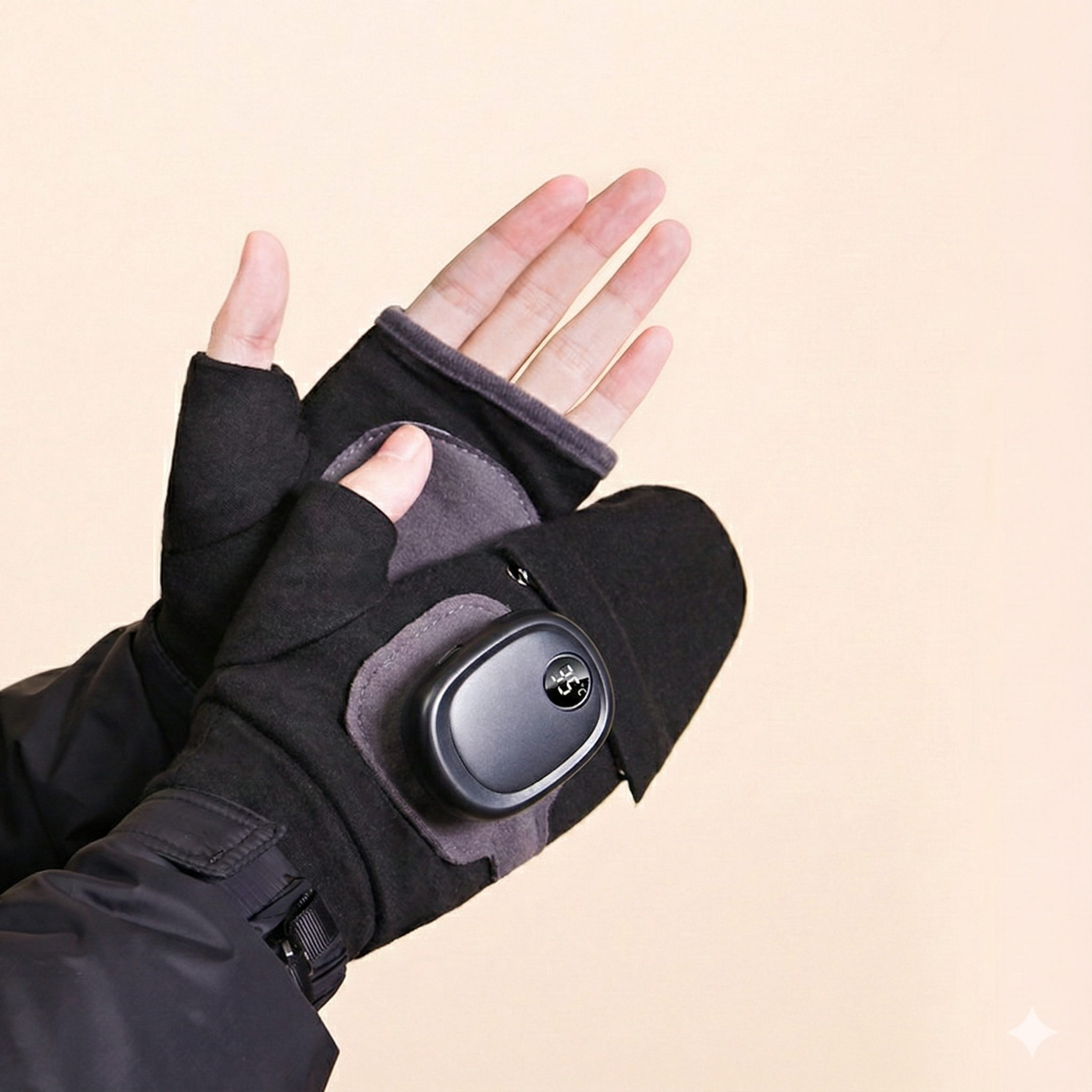 Warm Cycling and Office Gloves with Heating for Winter
