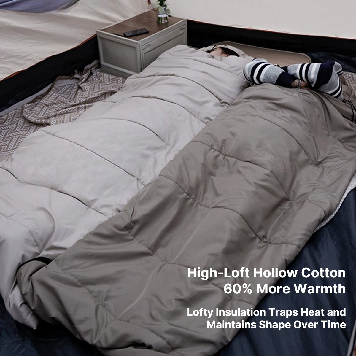 Sleeping Bag for Camping - Winter Warmth and Comfort