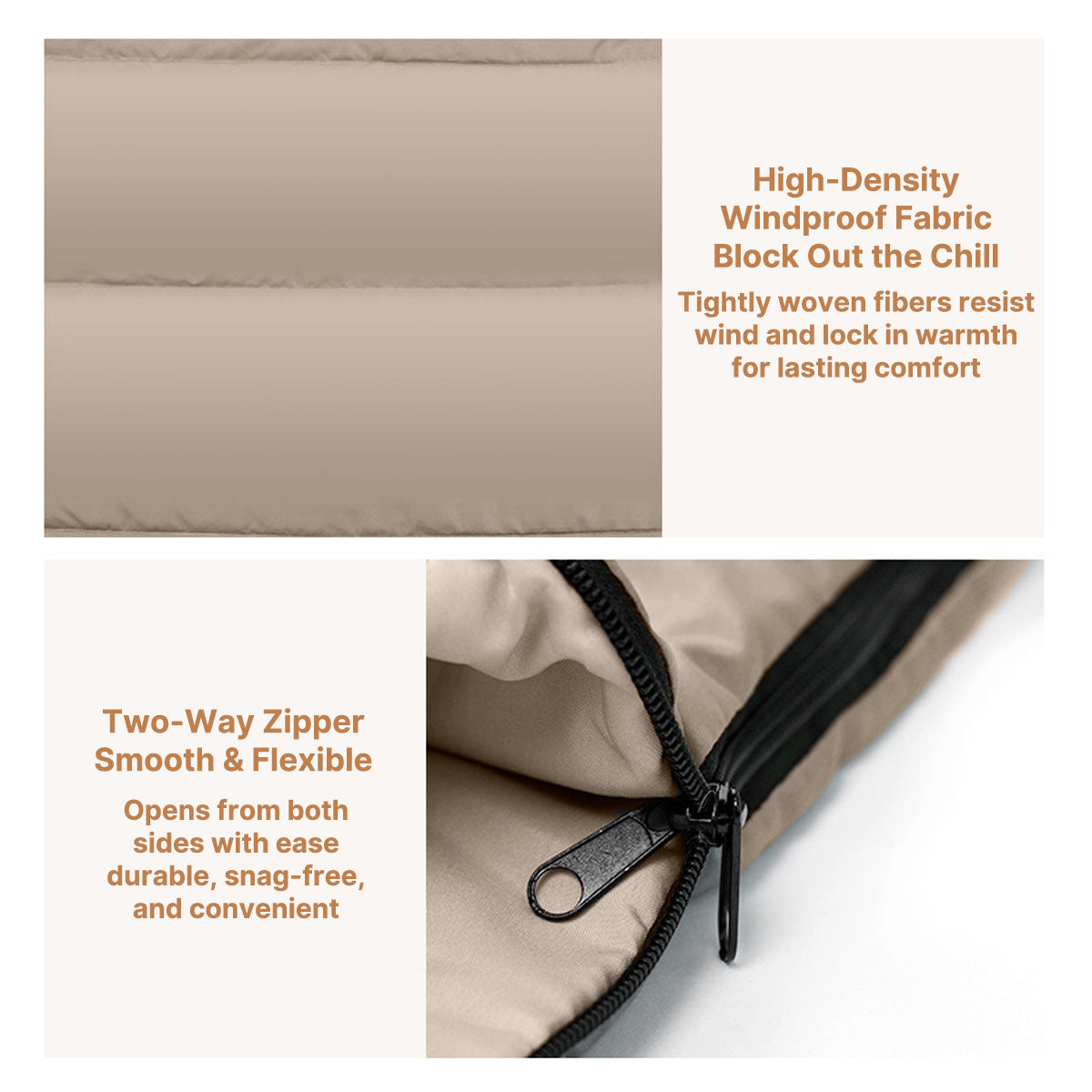 Sleeping Bag for Camping - Winter Warmth and Comfort