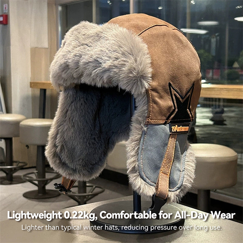 Ear Flap Trapper Hat for Winter Warmth