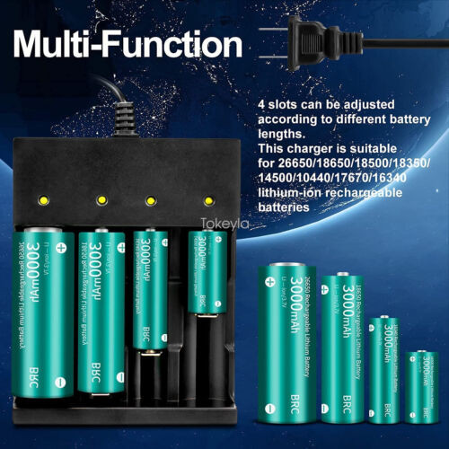 Smart Universal Charger for Li-ion 18650 and 26650 Batteries