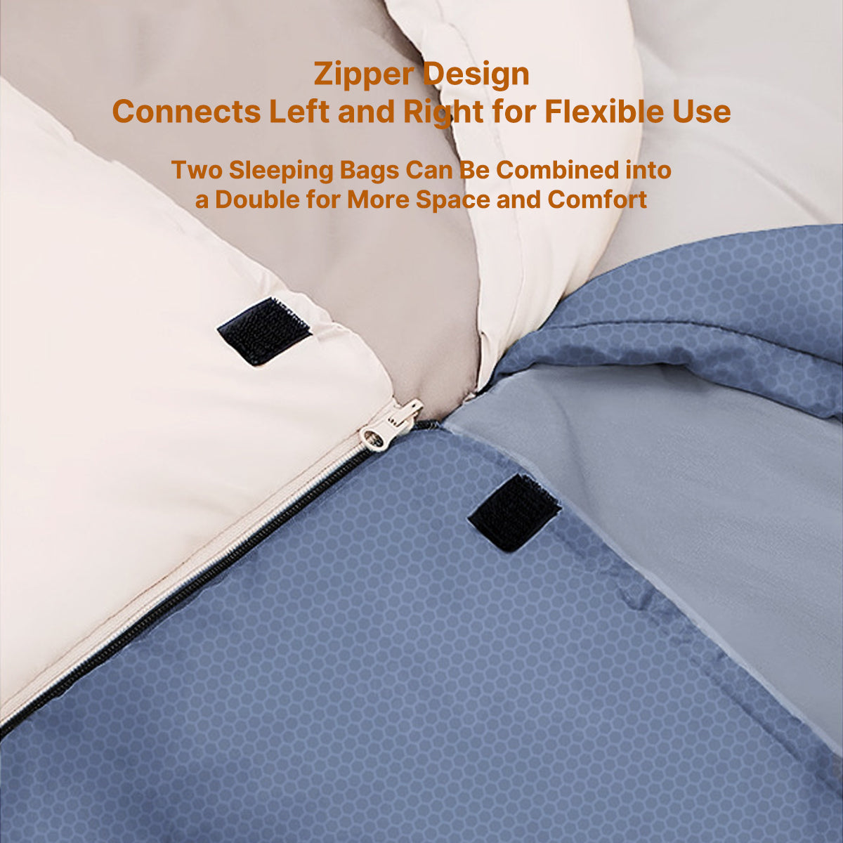 Winter Camping Sleeping Bag with USB Heating Feature