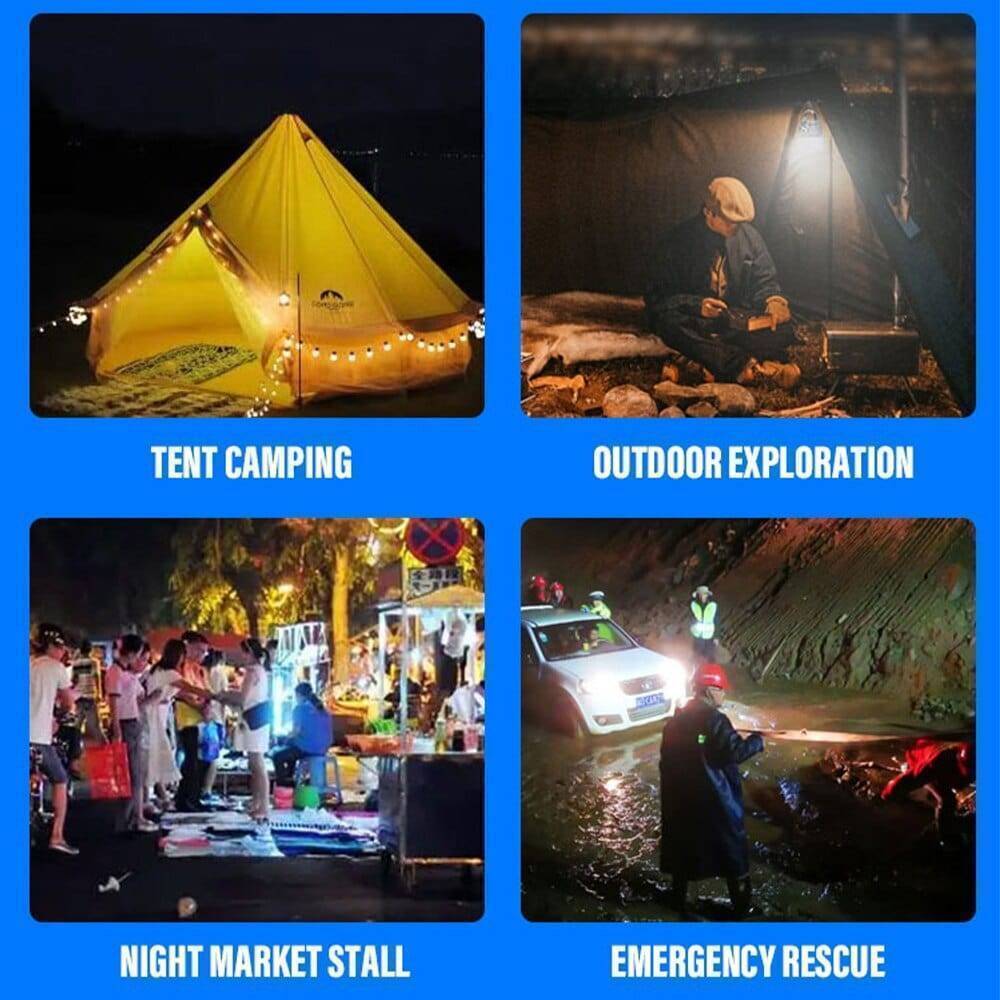 Rechargeable Lantern and Flashlight for Camping with USB Charging