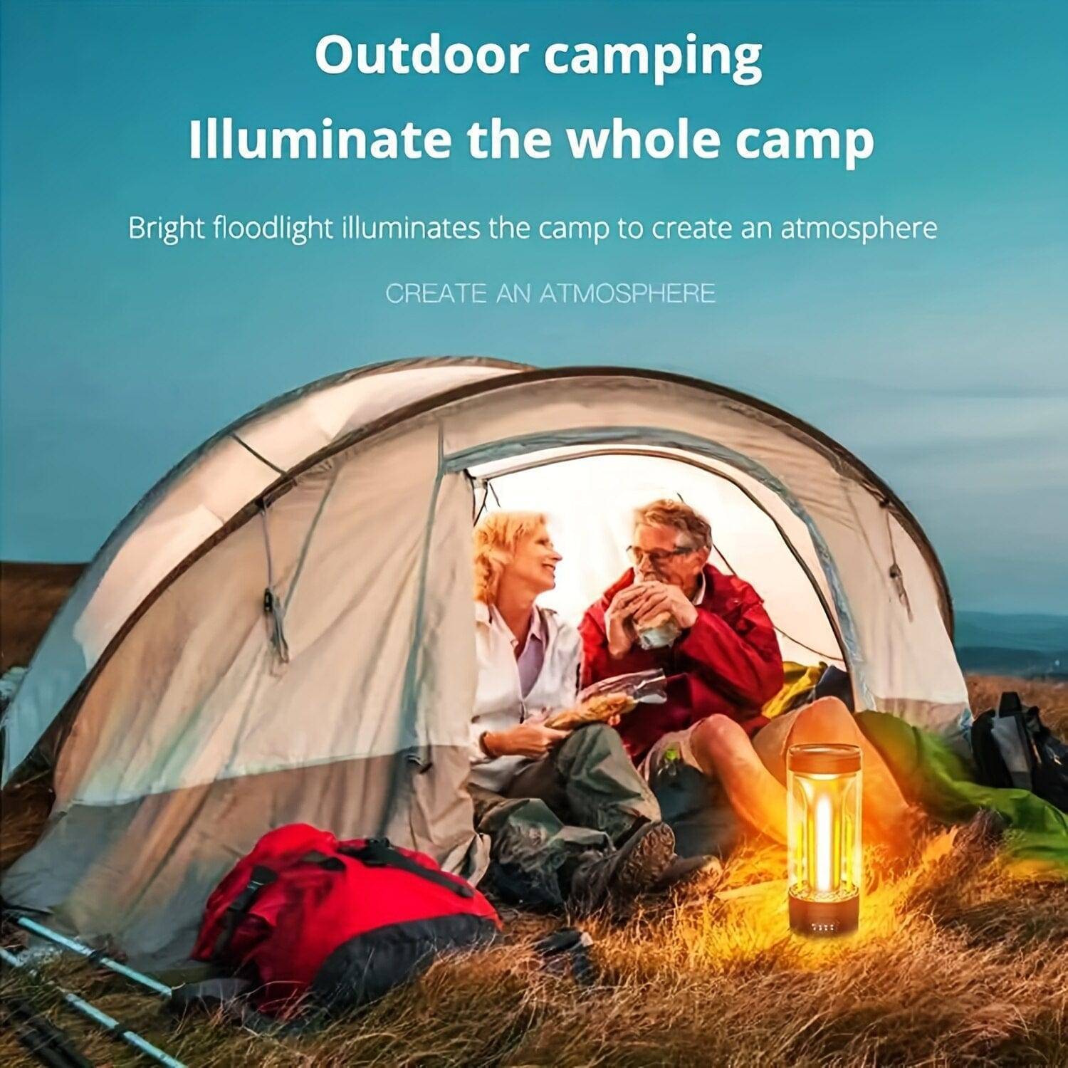 Camping Lantern with Power Bank – USB Rechargeable Light