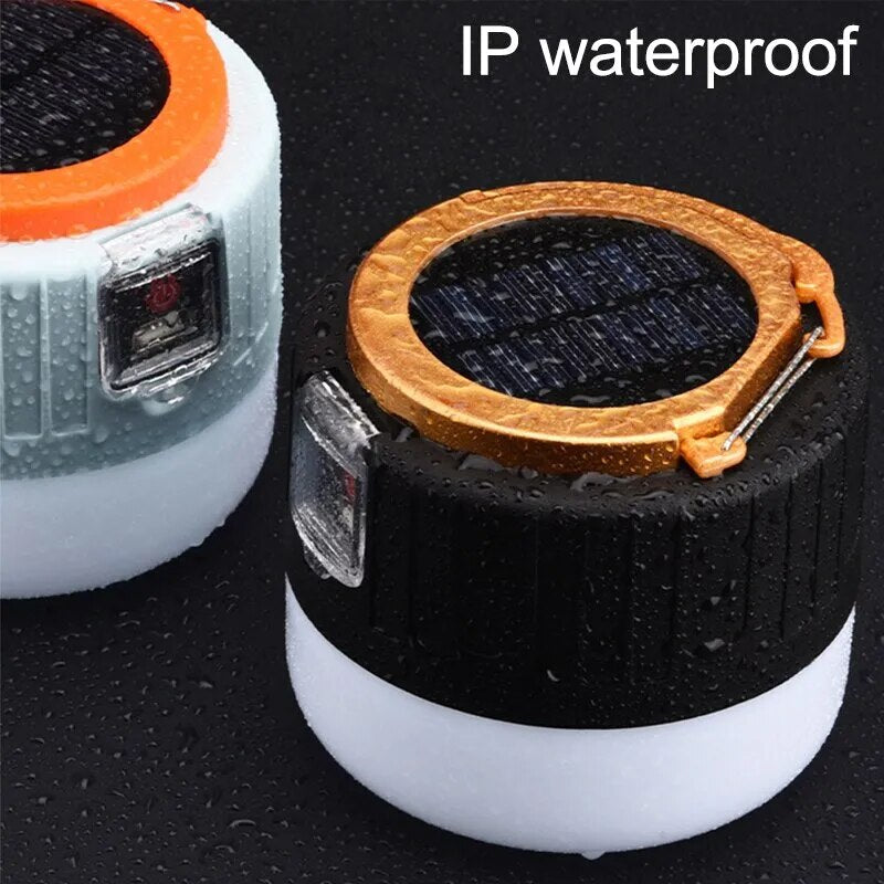 Remote-Controlled Solar-Powered Lantern for Camping Tents