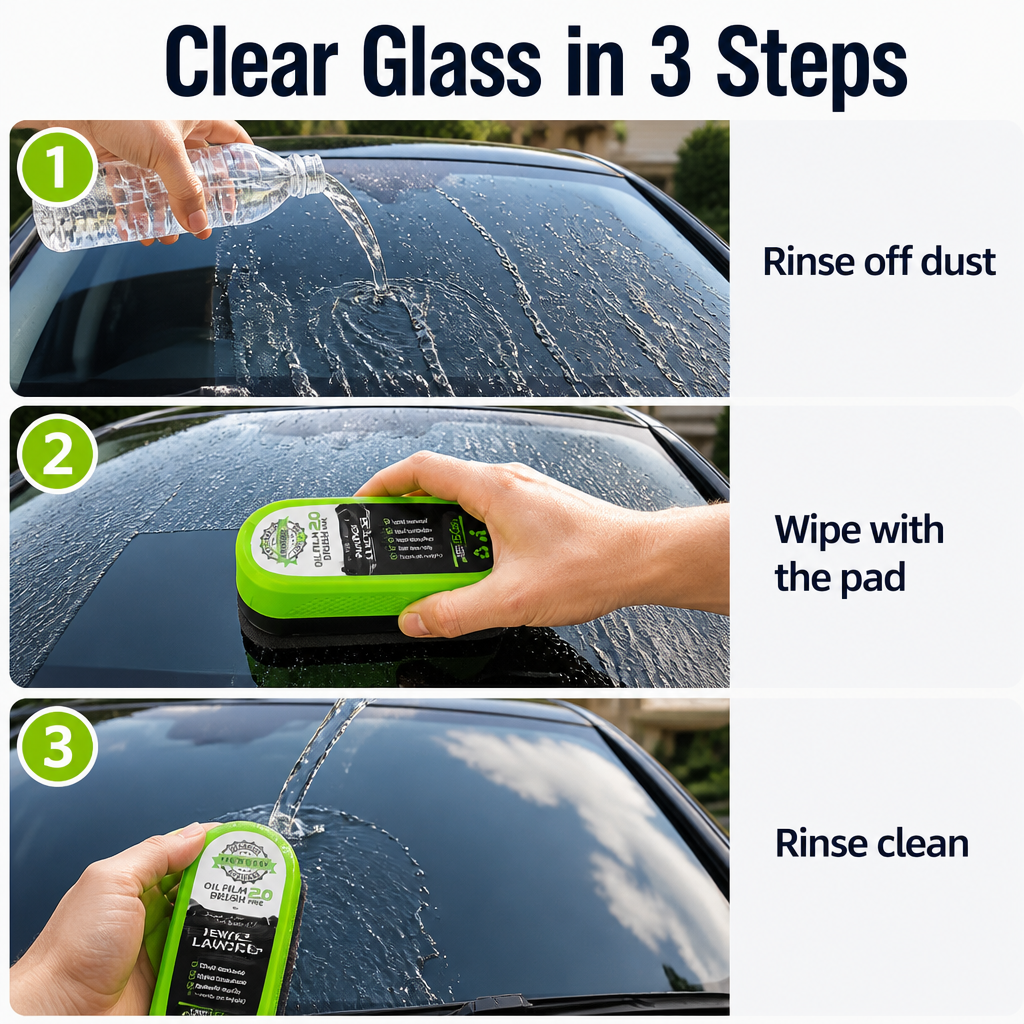 VistaClear™ — Dissolve the Oil Film That Blinds You in Night Rain
