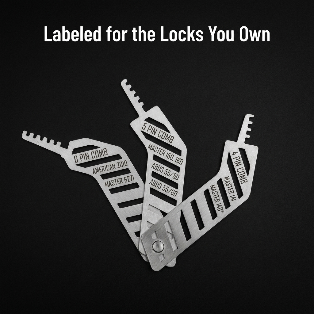 StrikeKey™ — Seat the Comb, Set Every Pin, and Pop the Shackle in Seconds