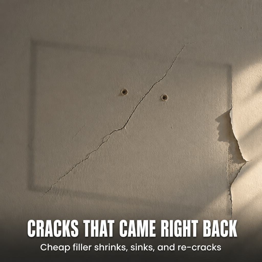 VividPatch™ — Fill, Smooth & Paint Over Wall Damage in One Afternoon