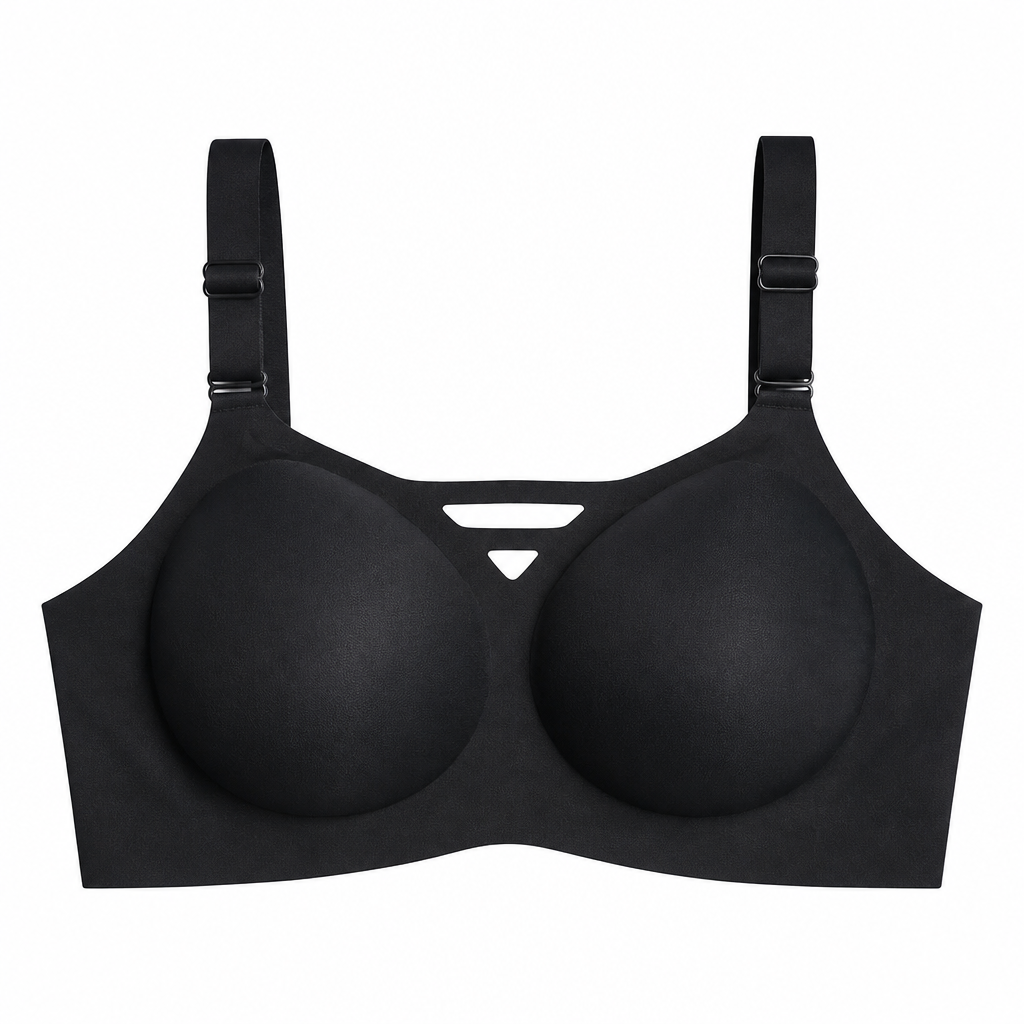 AuraLift™ – Seamless Wireless Bra with Customizable Silicone Inserts