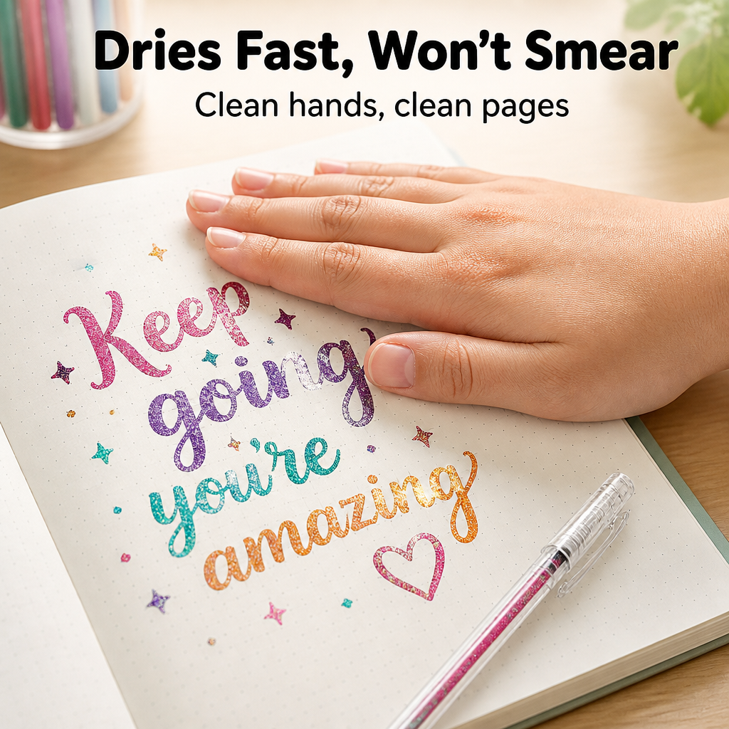 Prismara™ — Write & Color in Sequin-Bright Shades That Never Smear or Skip