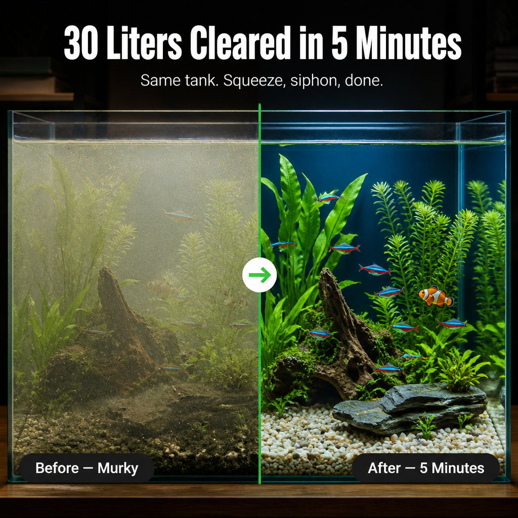 SurgeStream™ — Drain 30L of Tank Sludge in 5 Minutes Flat